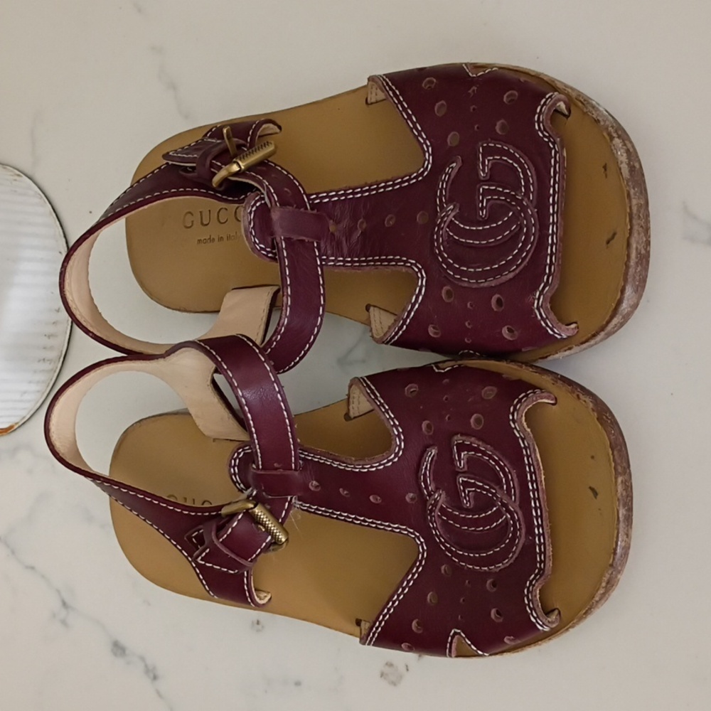 Gucci  Leather Sandals Kids